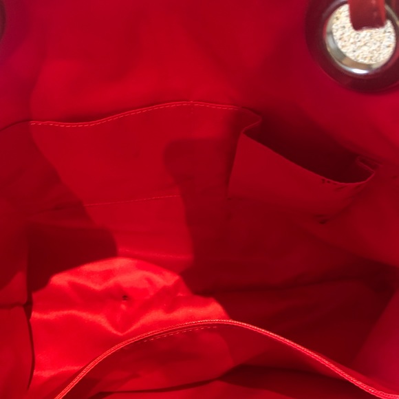 Red Poppy Coach Tote Bag - Picture 11 of 11